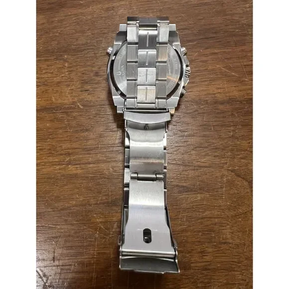 Men's Bulova Precisionist Chronograph Watch with Black Dial (Model: 98B316) - Picture 4 of 5